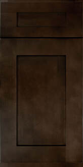 Chocolate Shaker Door - Quality Kitchens For Less