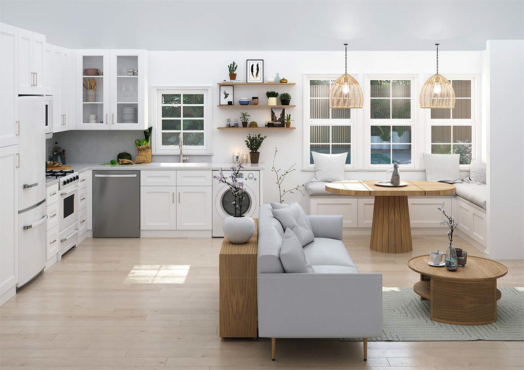 Cloud White Quality Kitchens For Less