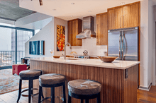 Brown Maple HG Panel Door | Wood Grains High Gloss - Quality Kitchens For Less