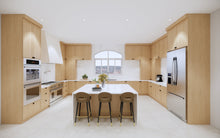 Golden Oak Shaker -Wood Grain - Quality Kitchens For Less