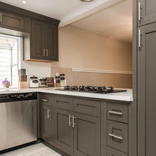 Inset Dark Gray Shaker - Quality Kitchens For Less