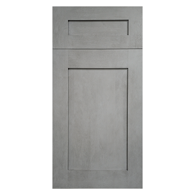 Light Gray Shaker Wood Grain - Quality Kitchens For Less