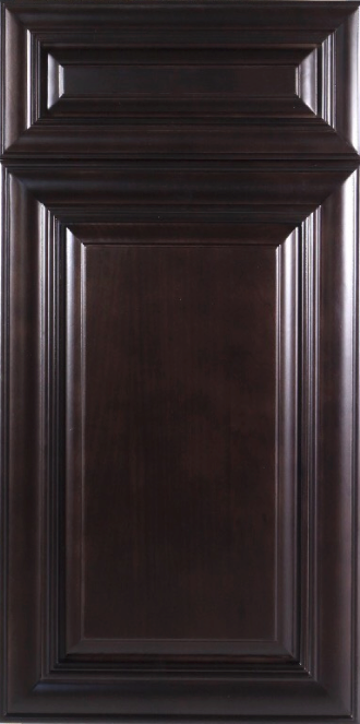 Dark Chocolate Raised Panel - Quality Kitchens For Less