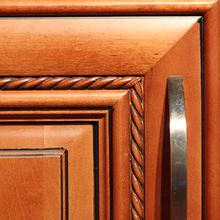 Mocha Glazed Braided Trim Door - Quality Kitchens For Less