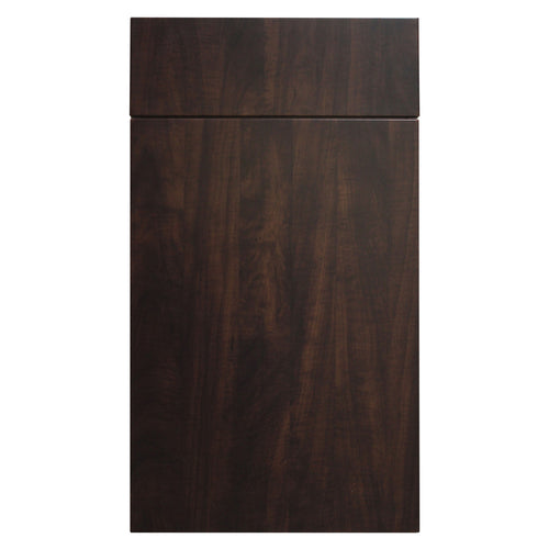 Dark Chocolate Wood Grain Kitchen Door - Quality Kitchens For Less