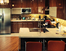 Brown Maple HG Panel Door | Wood Grains High Gloss - Quality Kitchens For Less